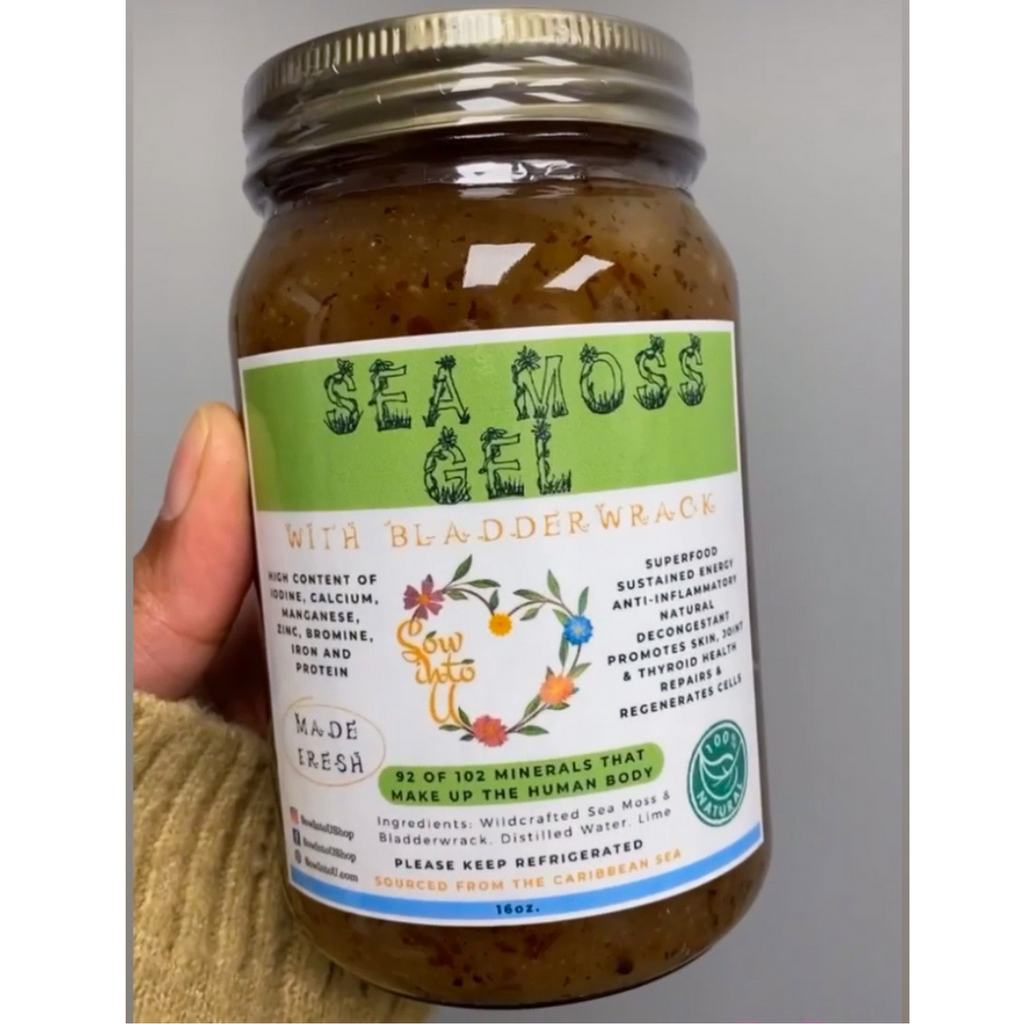 16oz Wildcrafted Sea Moss Gel